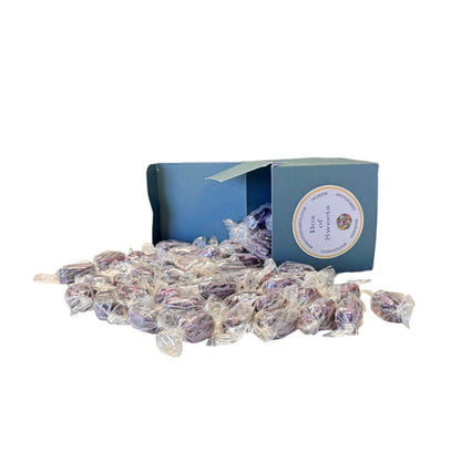 300g Square Box of Sugar Free Blackcurrant and Liquorice