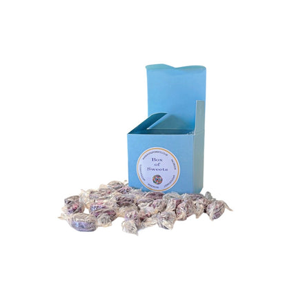 300g Square Box of Sugar Free Blackcurrant and Liquorice