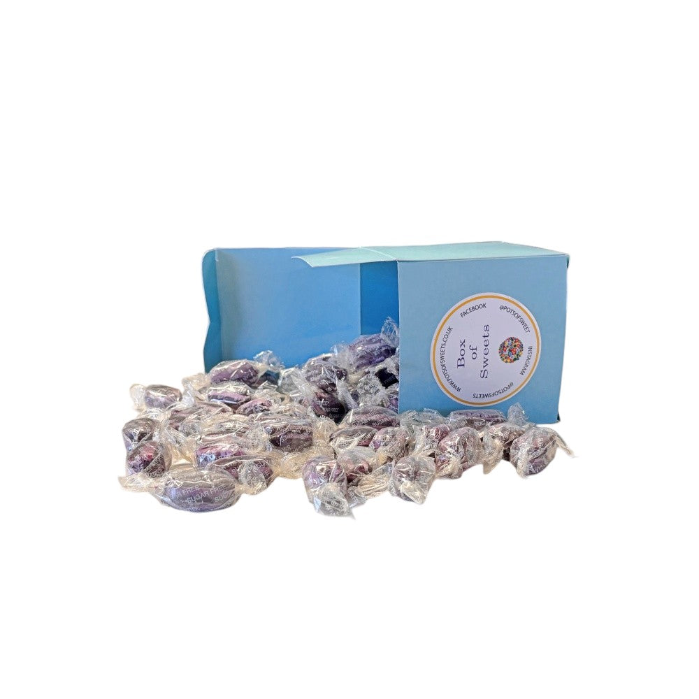 300g Square Box of Sugar Free Blackcurrant and Liquorice