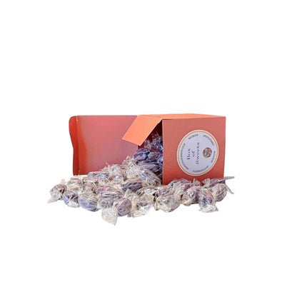 300g Square Box of Sugar Free Blackcurrant and Liquorice