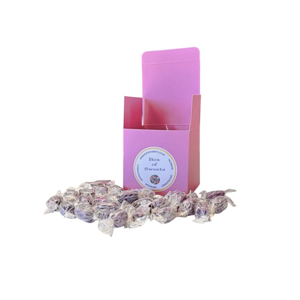 300g Square Box of Sugar Free Blackcurrant and Liquorice