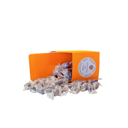 300g Square Box of Sugar Free Blackcurrant and Liquorice