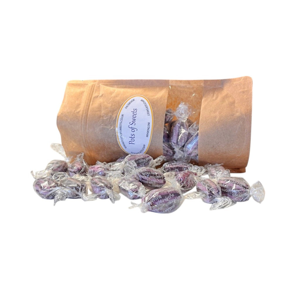 250g Pouch of Sugar Free Blackcurrant and Liquorice