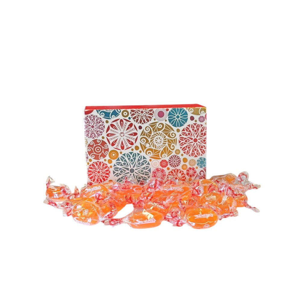 250g Rectangular Patterned Box of Barley Sugar Sweets