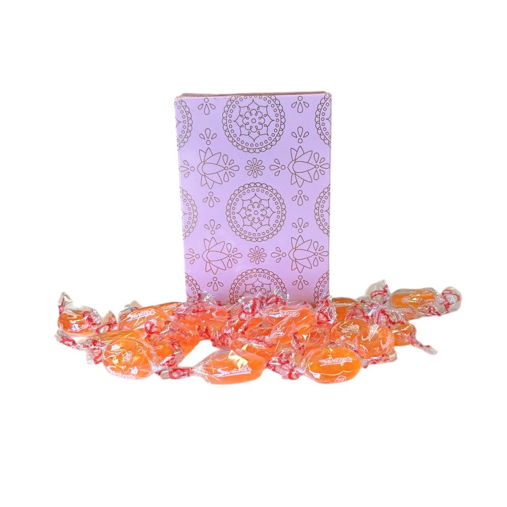 250g Rectangular Patterned Box of Barley Sugar Sweets