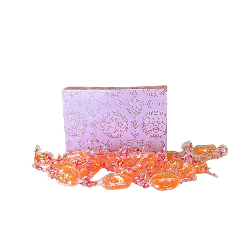 250g Rectangular Patterned Box of Barley Sugar Sweets