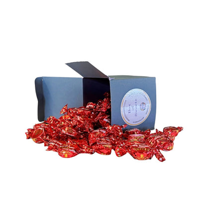 300g Square Box of Walkers Dark Chocolate Toffee