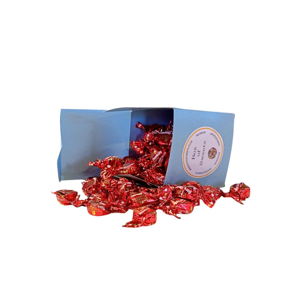 300g Square Box of Walkers Dark Chocolate Toffee