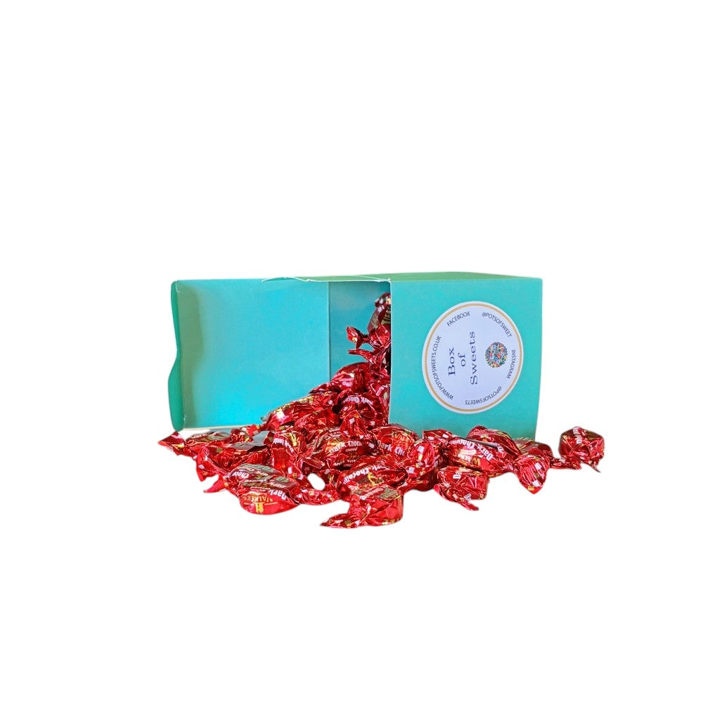 300g Square Box of Walkers Dark Chocolate Toffee