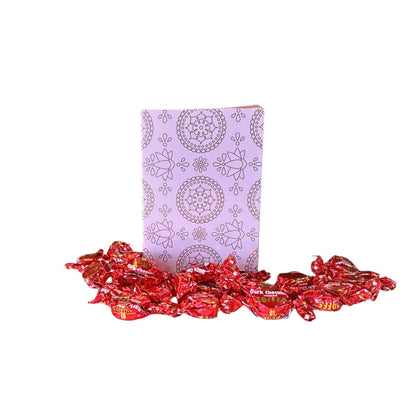 250g Rectangular Patterned Box of Walkers Dark Chocolate Toffee