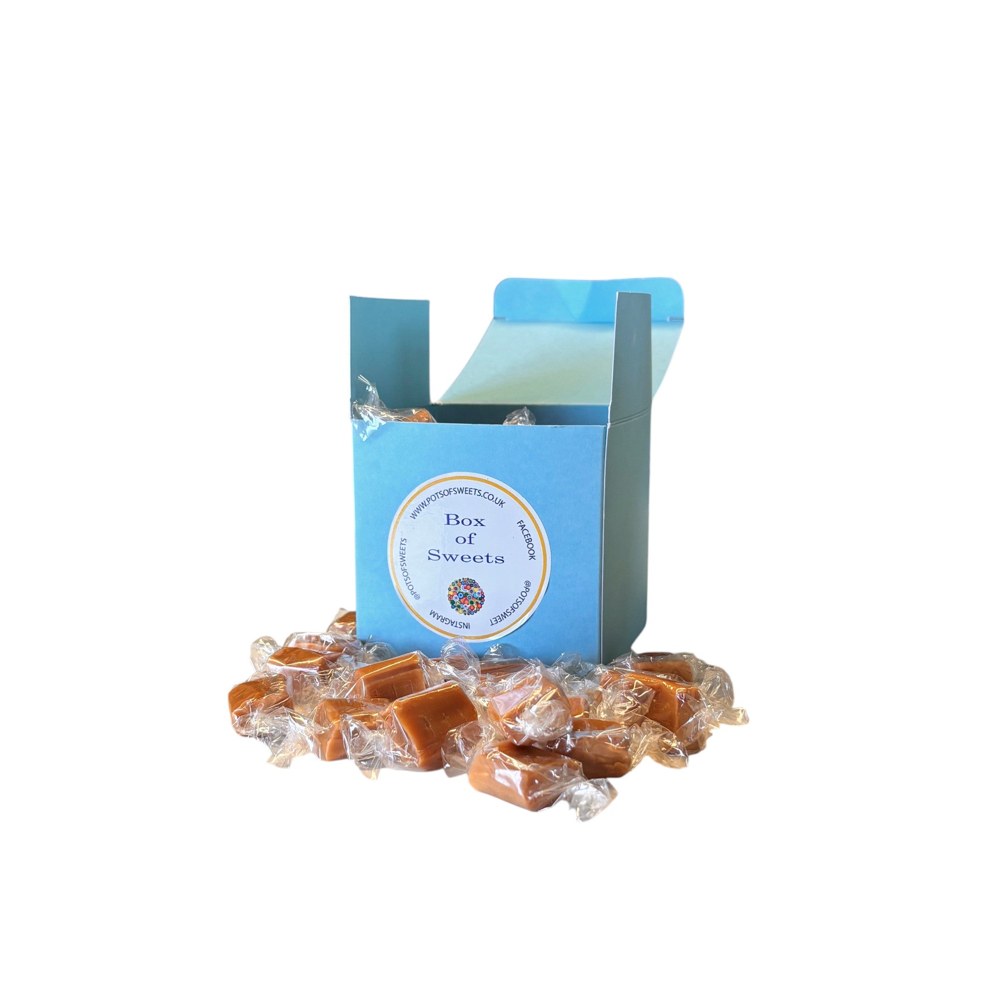 300g Square Box of Bristows Clotted Cream Fudge
