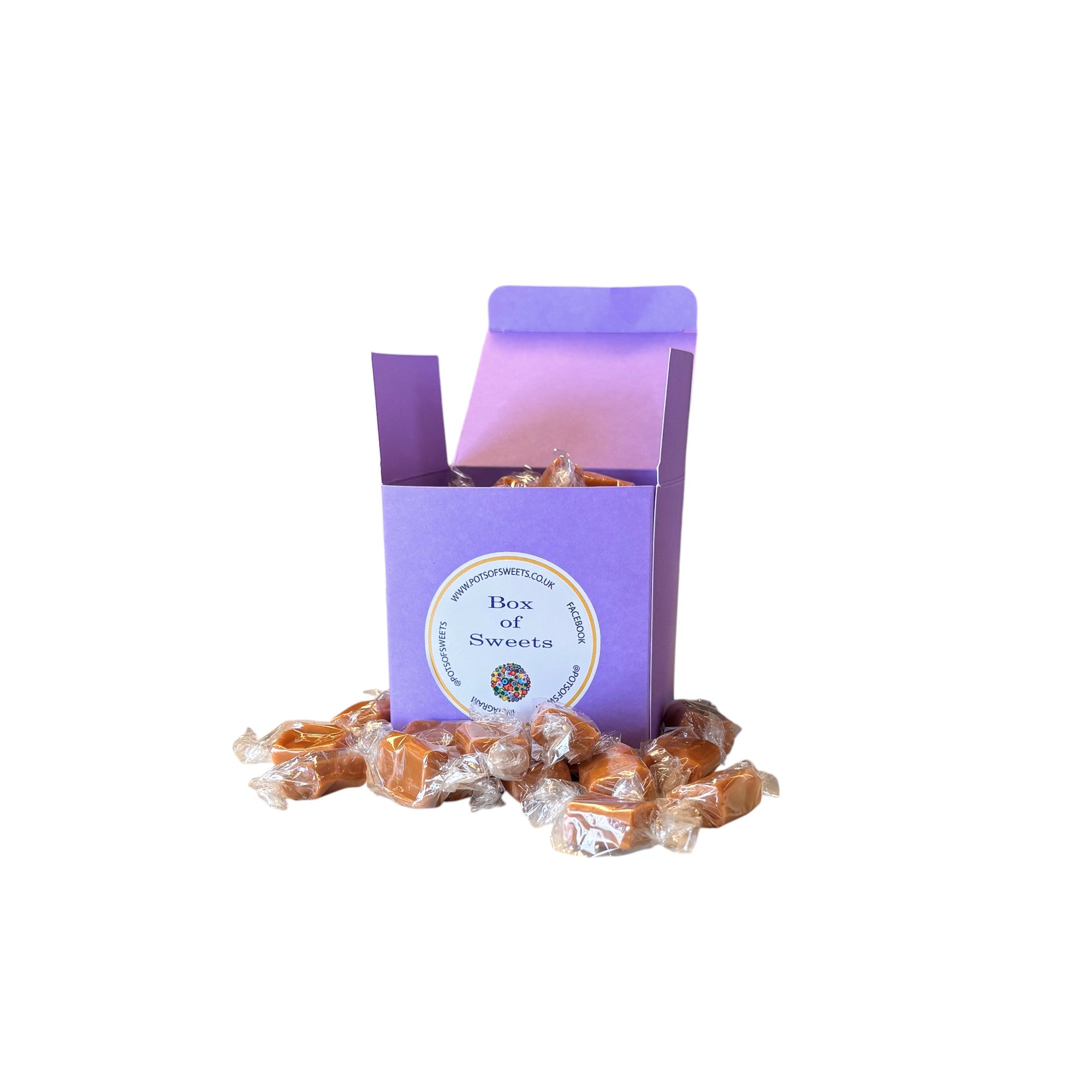 300g Square Box of Bristows Clotted Cream Fudge
