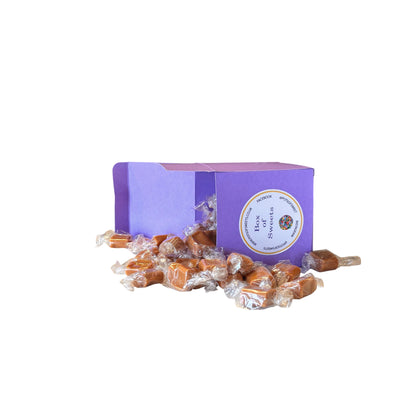 300g Square Box of Bristows Salted Caramel Fudge