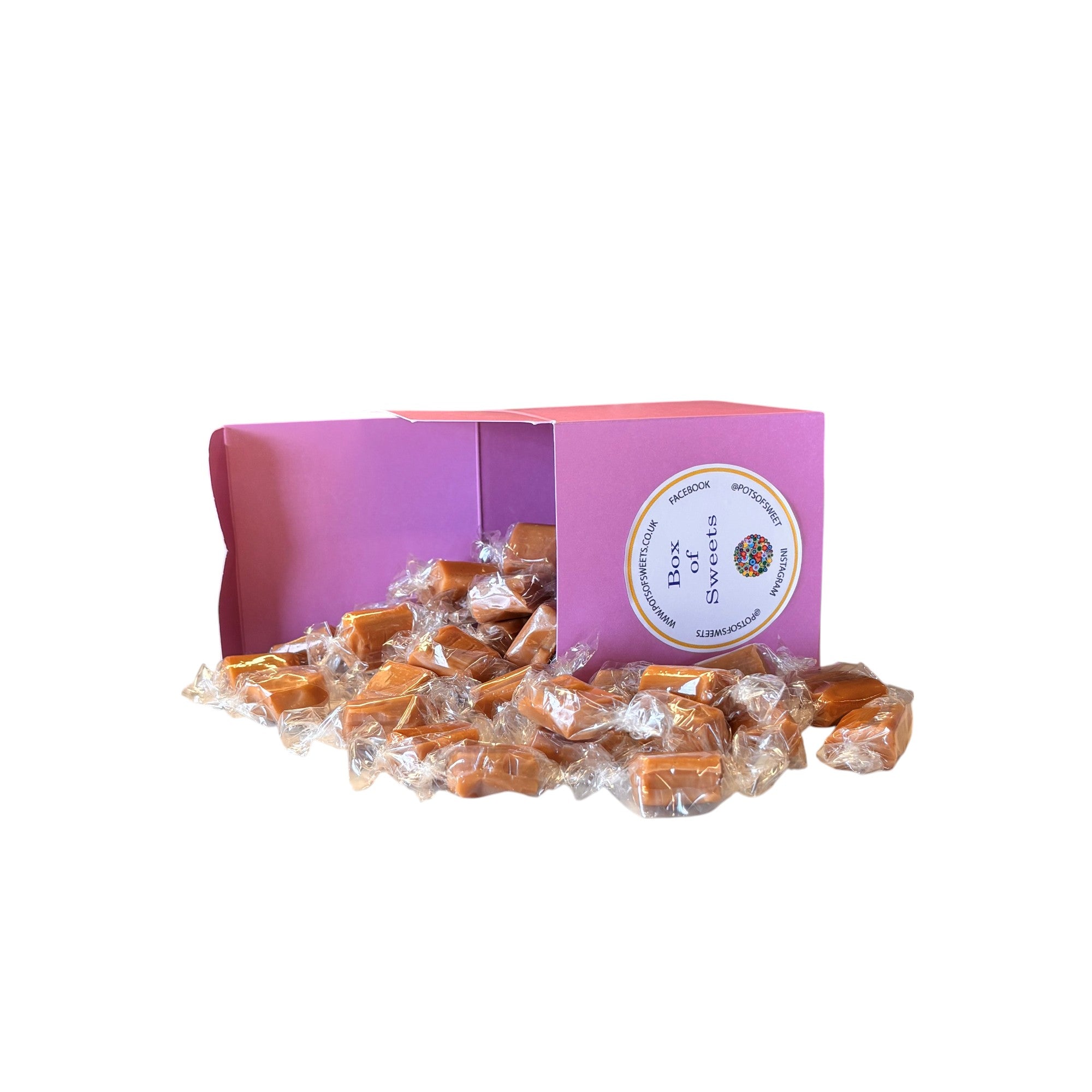300g Square Box of Bristows Clotted Cream Fudge