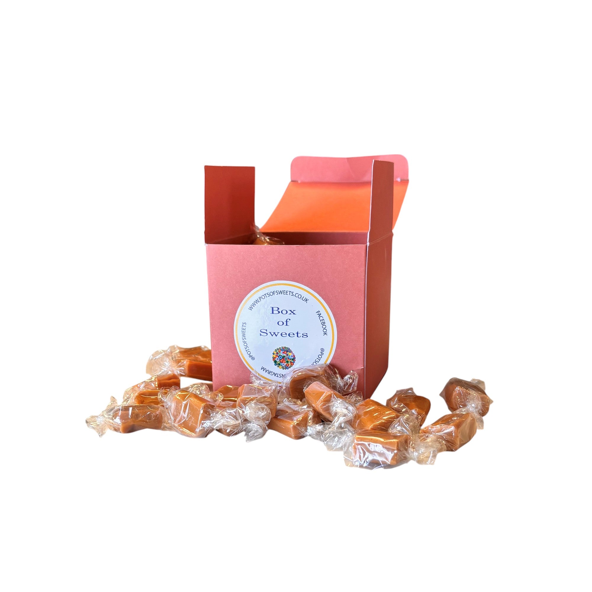 300g Square Box of Bristows Clotted Cream Fudge
