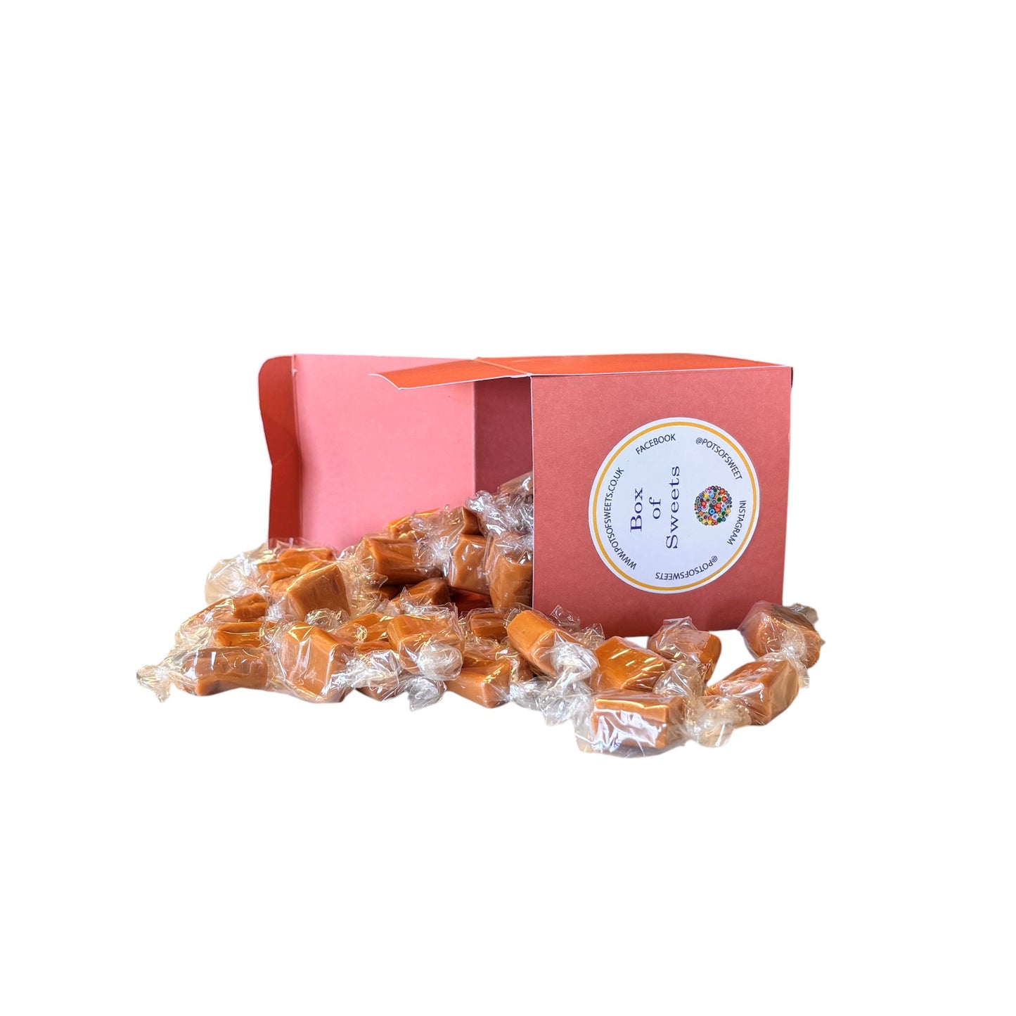 300g Square Box of Bristows Clotted Cream Fudge