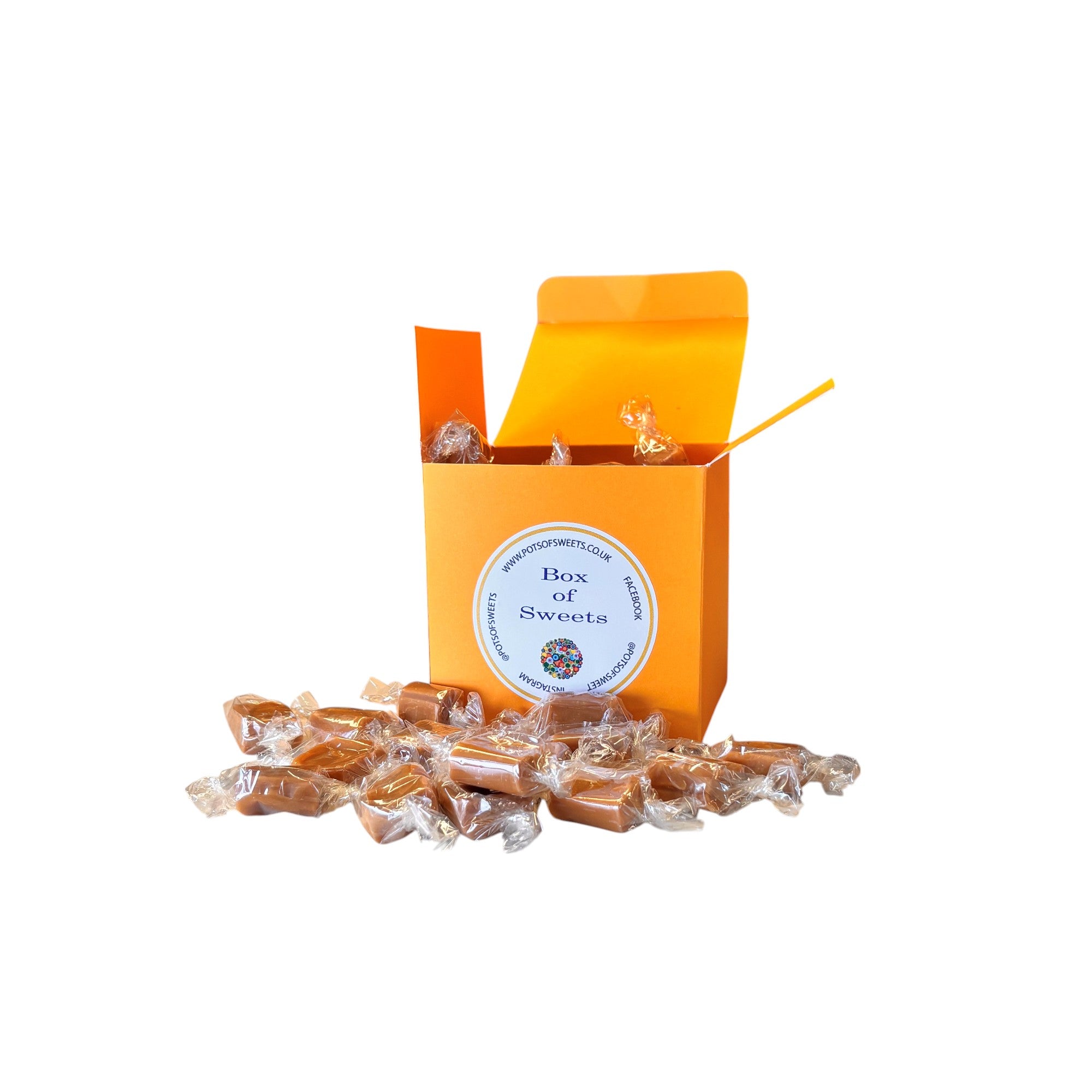 300g Square Box of Bristows Clotted Cream Fudge