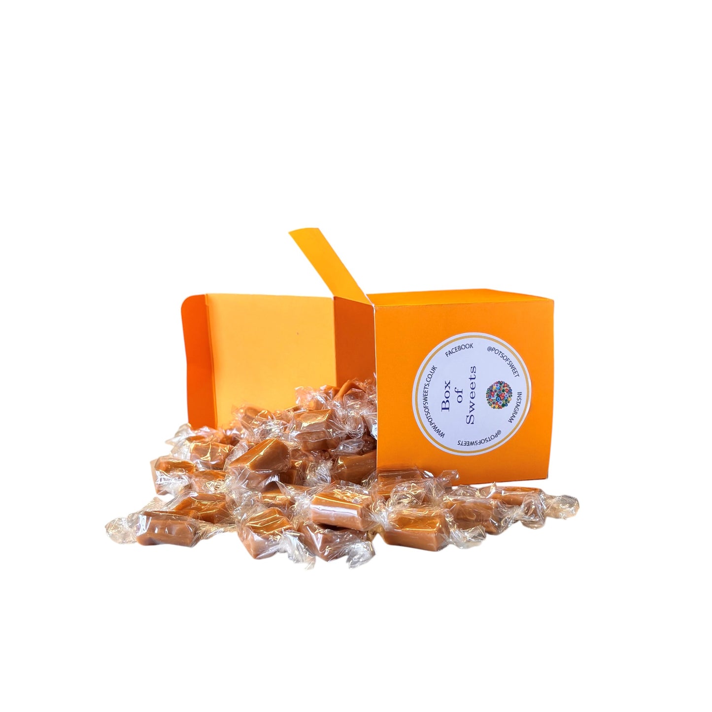 300g Square Box of Bristows Clotted Cream Fudge