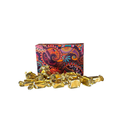 250g Rectangular Patterned Box of Bristows Clotted Cream Toffee