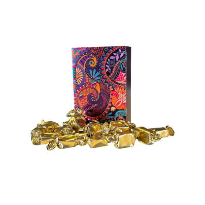 250g Rectangular Patterned Box of Bristows Clotted Cream Toffee