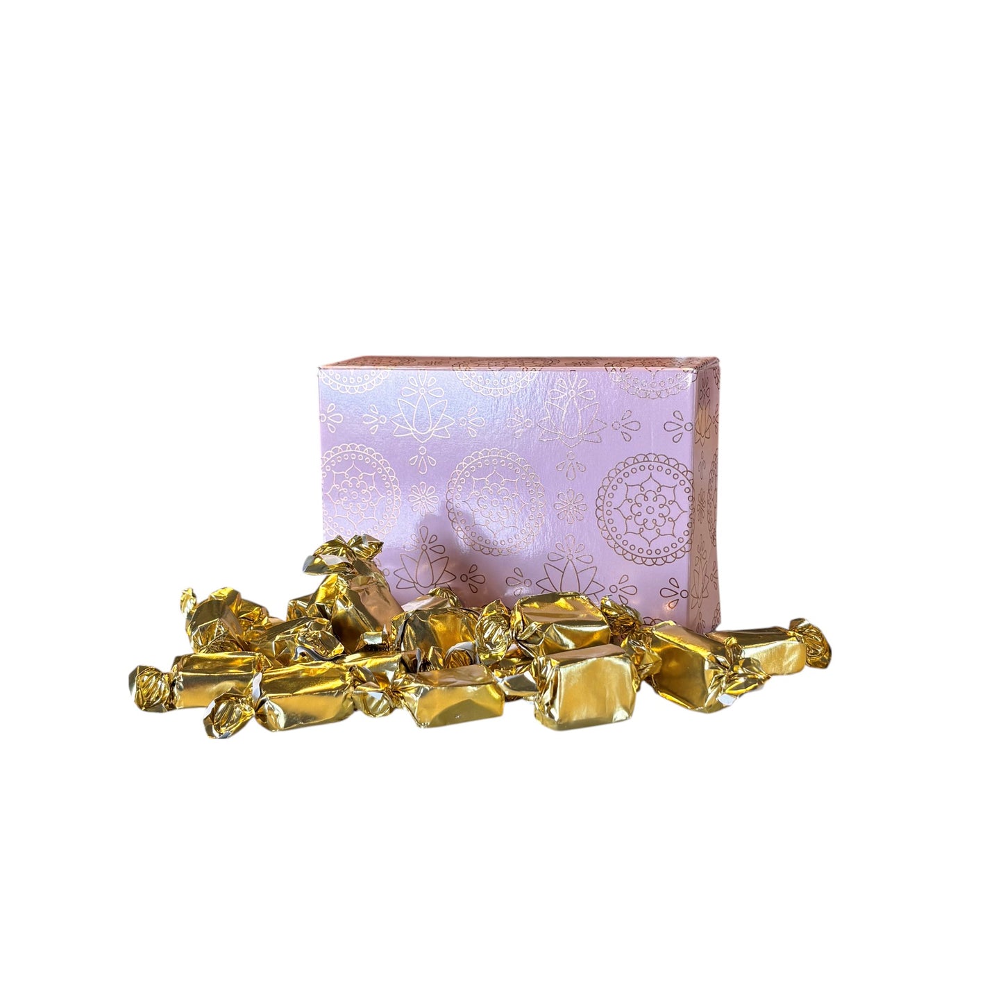 250g Rectangular Patterned Box of Bristows Clotted Cream Toffee