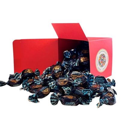 300g Square Box Buchanans Milk Chocolate Caramel Toffees