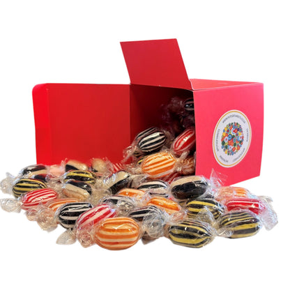 300g Square Box Buchanans Winter Mix Hard Boiled Sweets