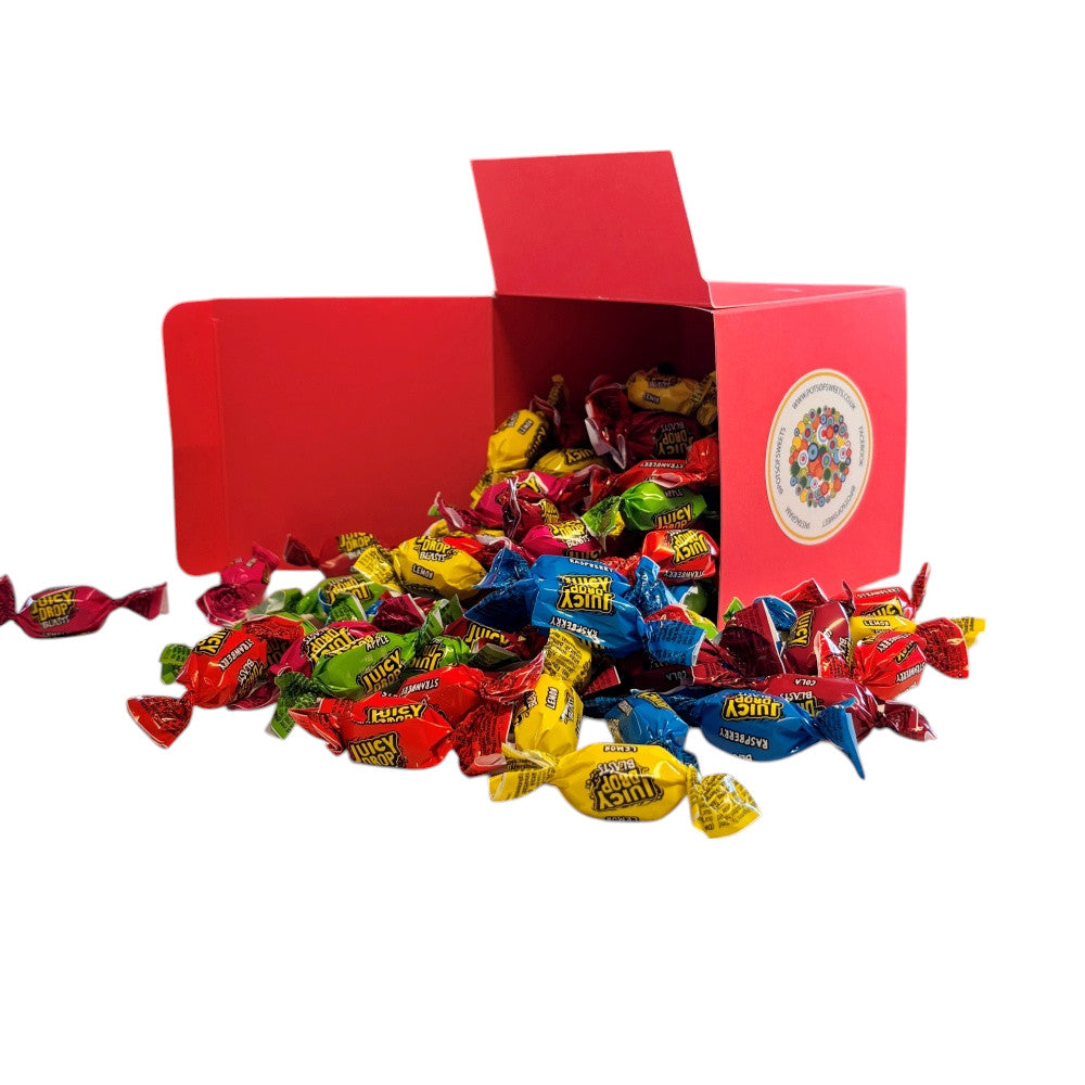 300g Square Box of Bazooka Juicy Drops