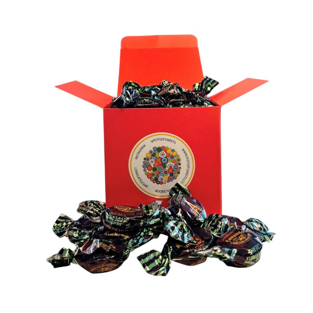 300g Square Box of Buchanan's Chocolate Peppermint Creams