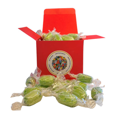 300g Square Box of Sugar Free Chocolate Limes Sweets