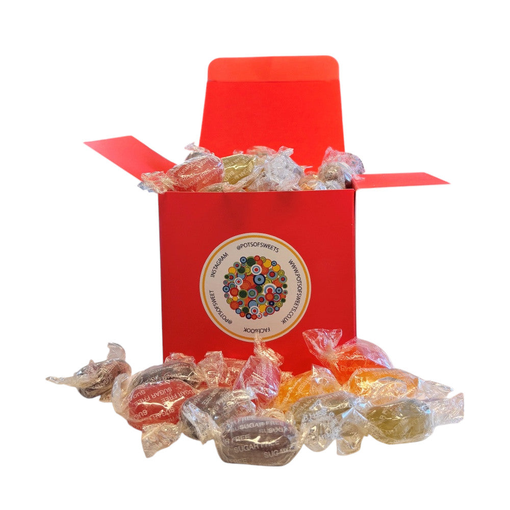 300g Square Box of Sugar Free Fruit Drops
