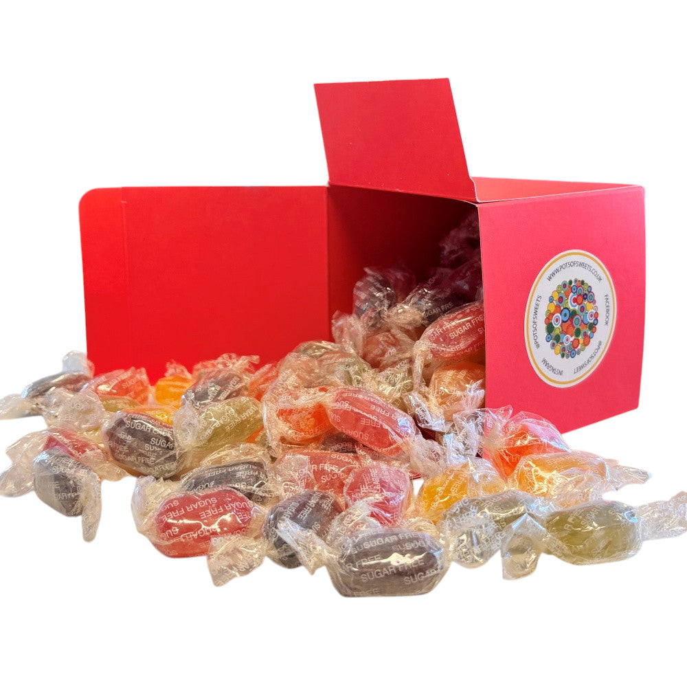 300g Square Box of Sugar Free Fruit Drops