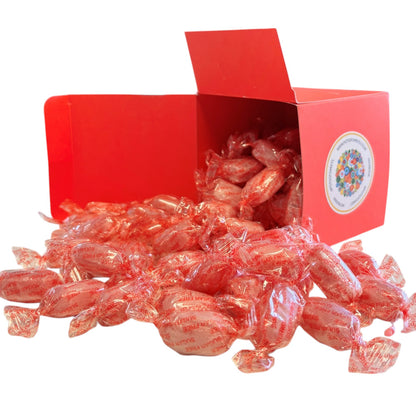 300g Square Box of Sugar Free Strawberry Sherbets Sweets