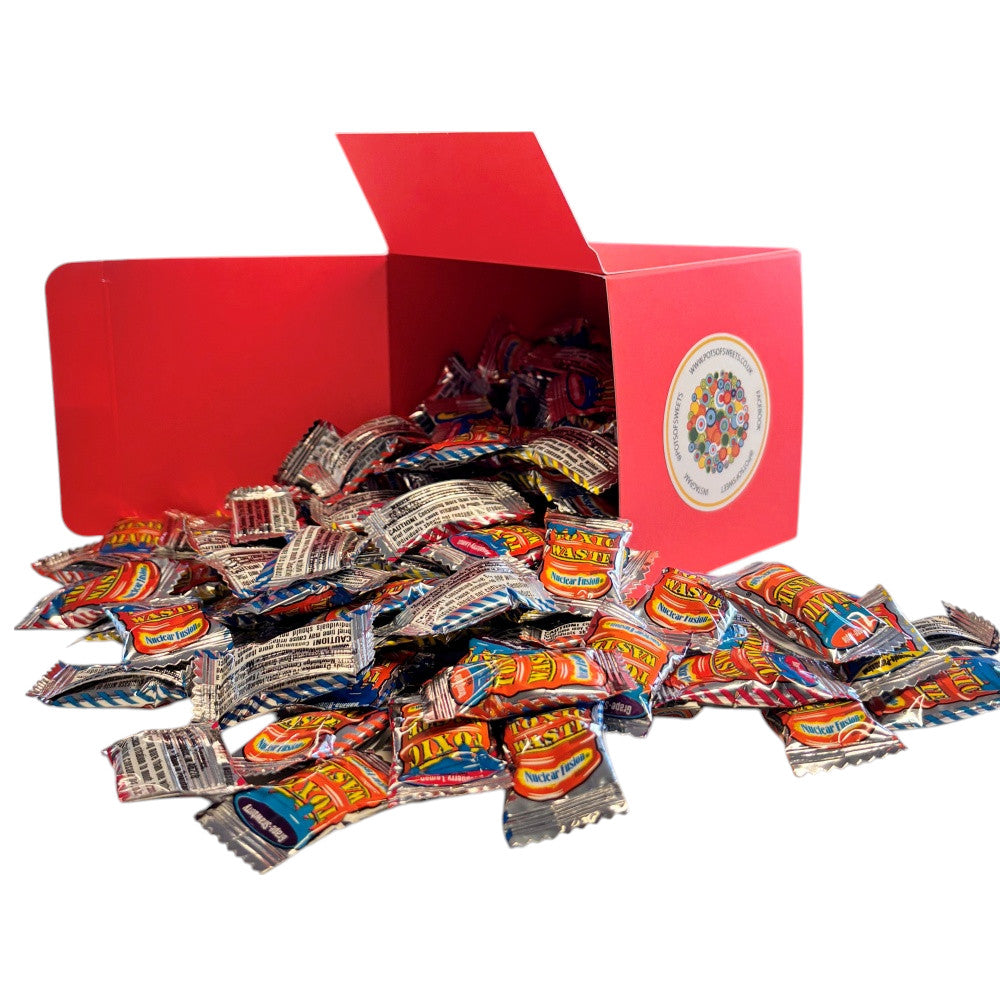 300g Square Box of Toxic Waste Nuclear Fusion Super Sour Sweets