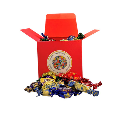 300g Square Box of Walkers Assorted Toffees