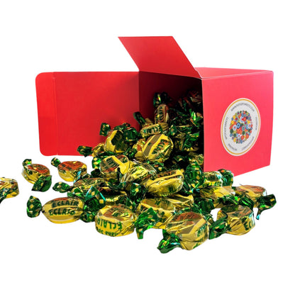 300g Square Box of Walkers Banana Eclairs Toffee