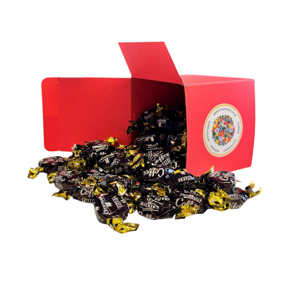 300g Square Box of Walkers Coffee Toffee Sweets