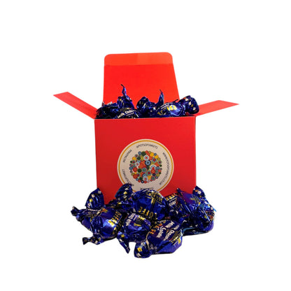 300g Square Box of Walkers Milk Chocolate Toffee