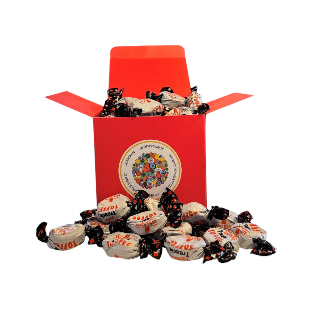 300g Square Box of Walkers Treacle Dabs Toffee
