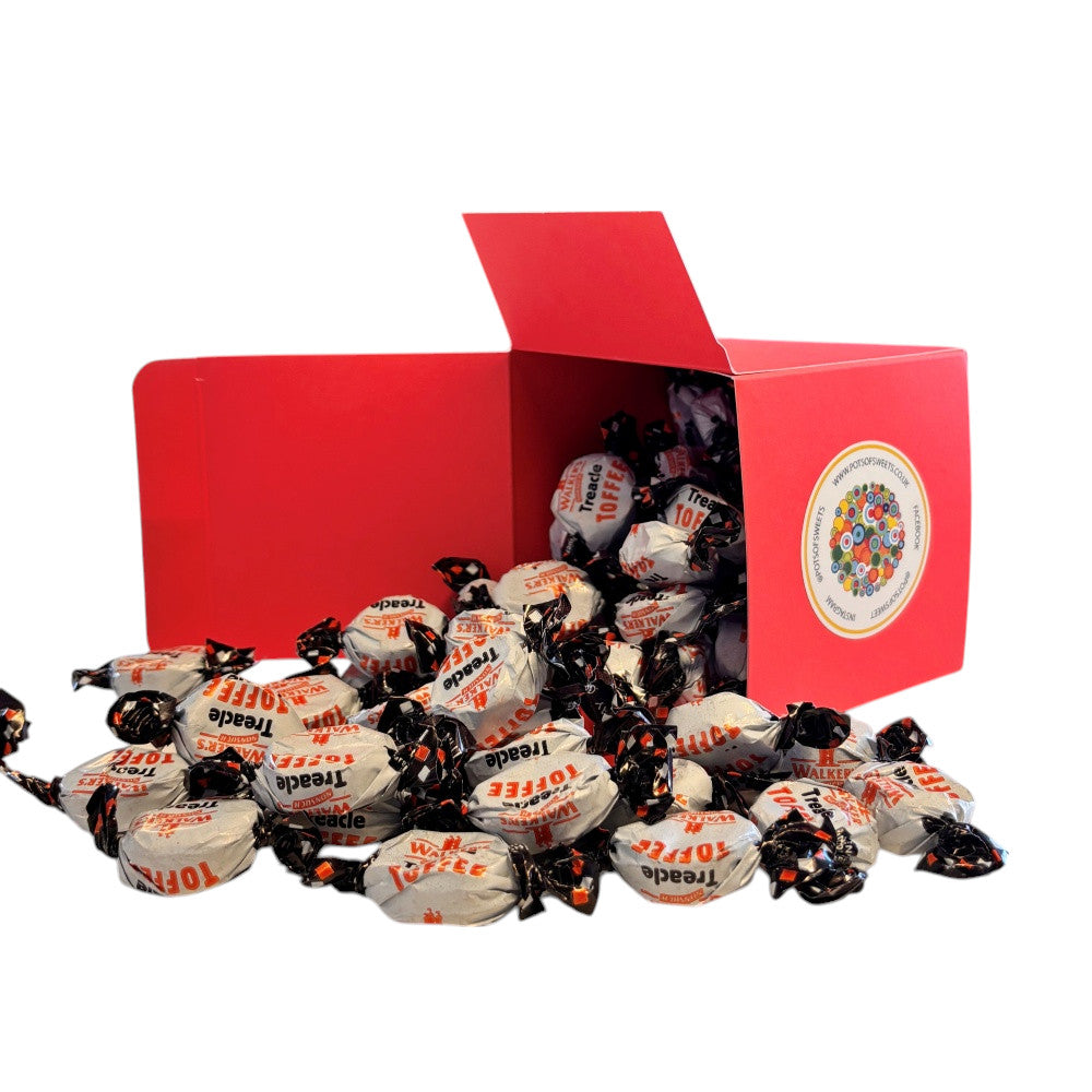 300g Square Box of Walkers Treacle Dabs Toffee