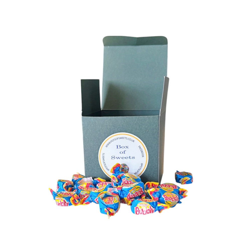 300g Square Box of Anglo Bubble Bubblegum