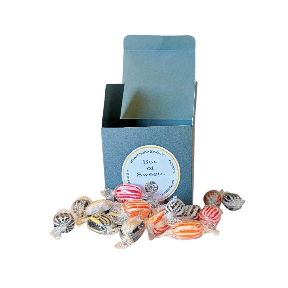 300g Square Box Buchanans Winter Mix Hard Boiled Sweets