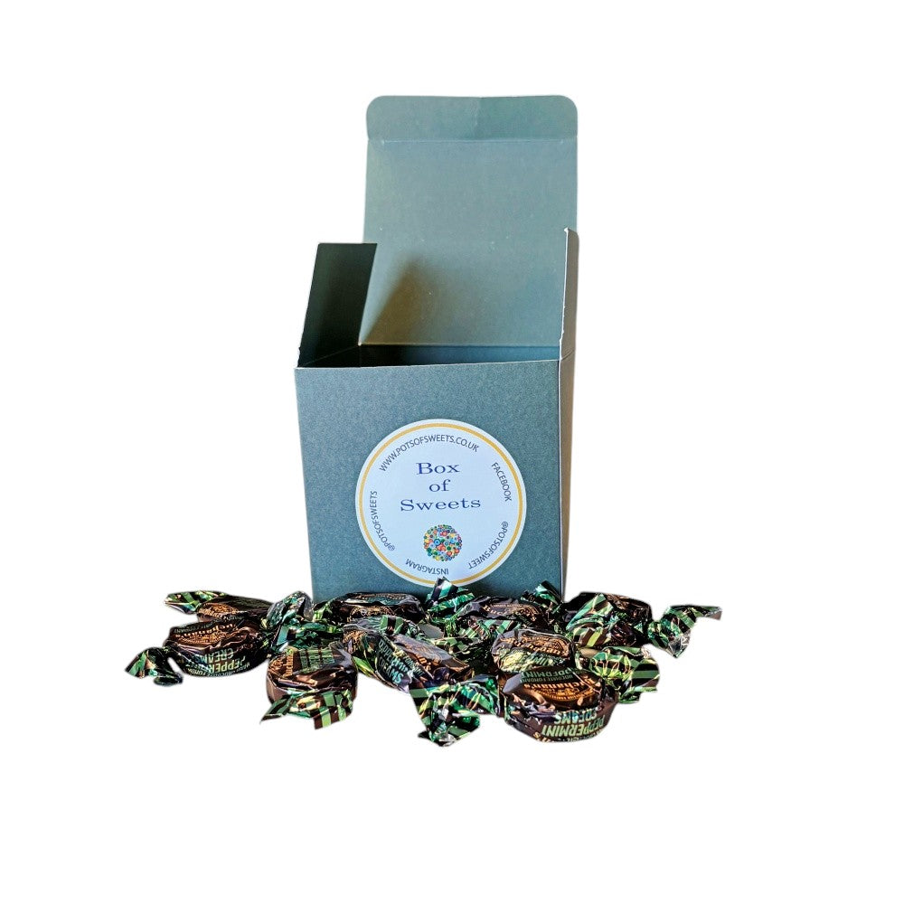 300g Square Box of Buchanan's Chocolate Peppermint Creams