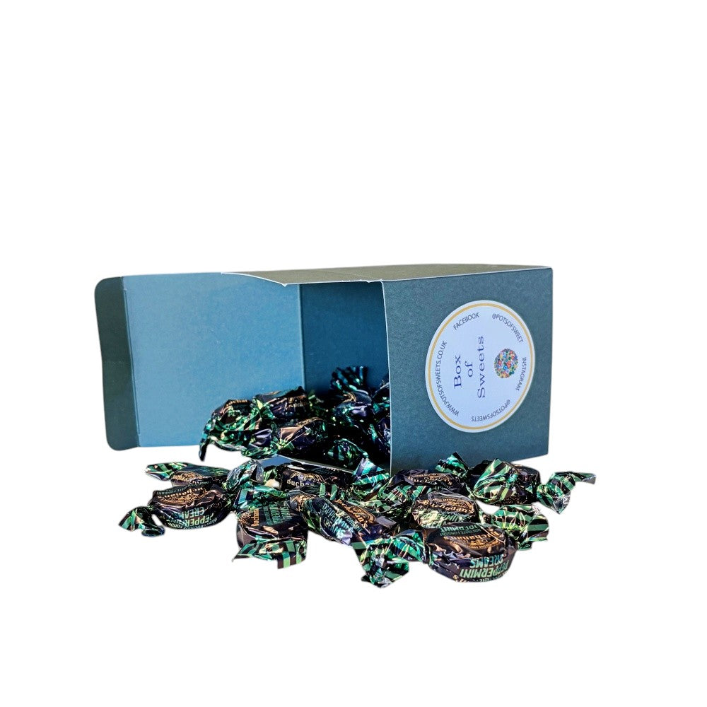 300g Square Box of Buchanan's Chocolate Peppermint Creams