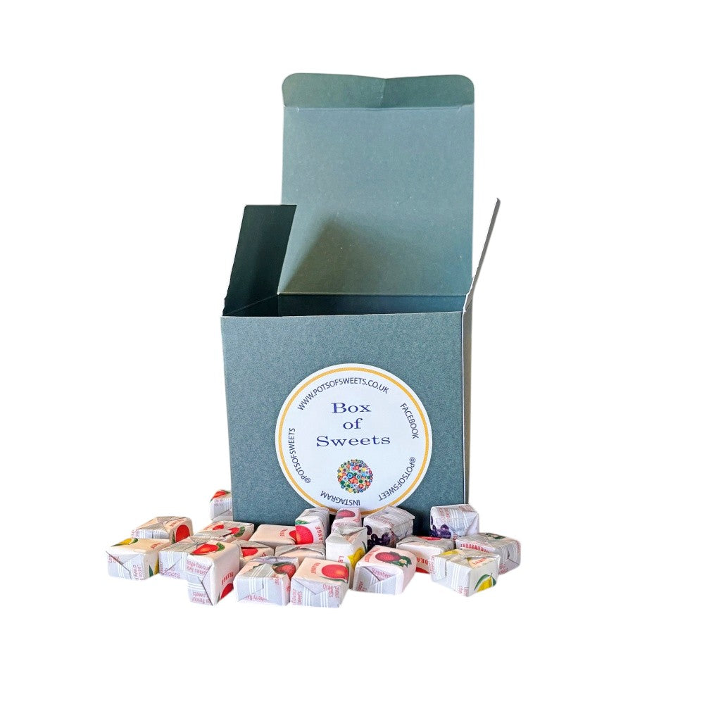 300g Square Box of Fruity Chews Fruit Caramels