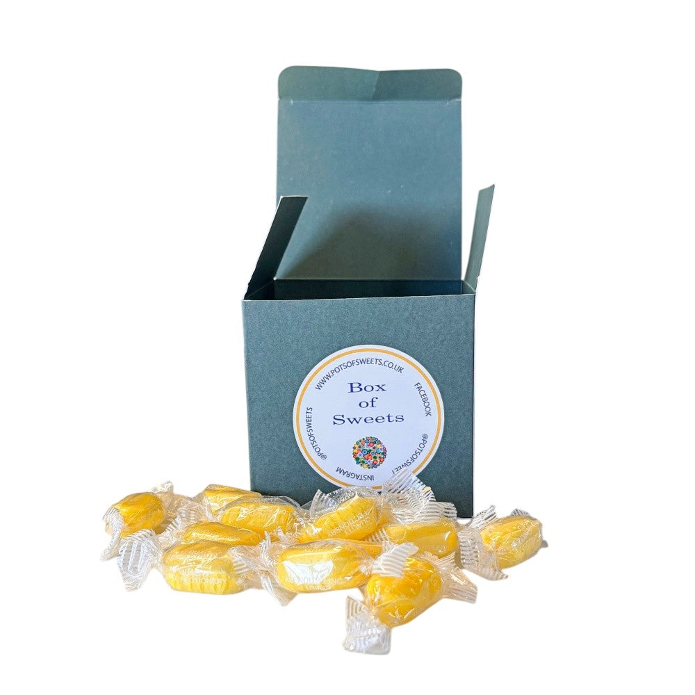 300g Square Box of Sherbet Lemon Sweets