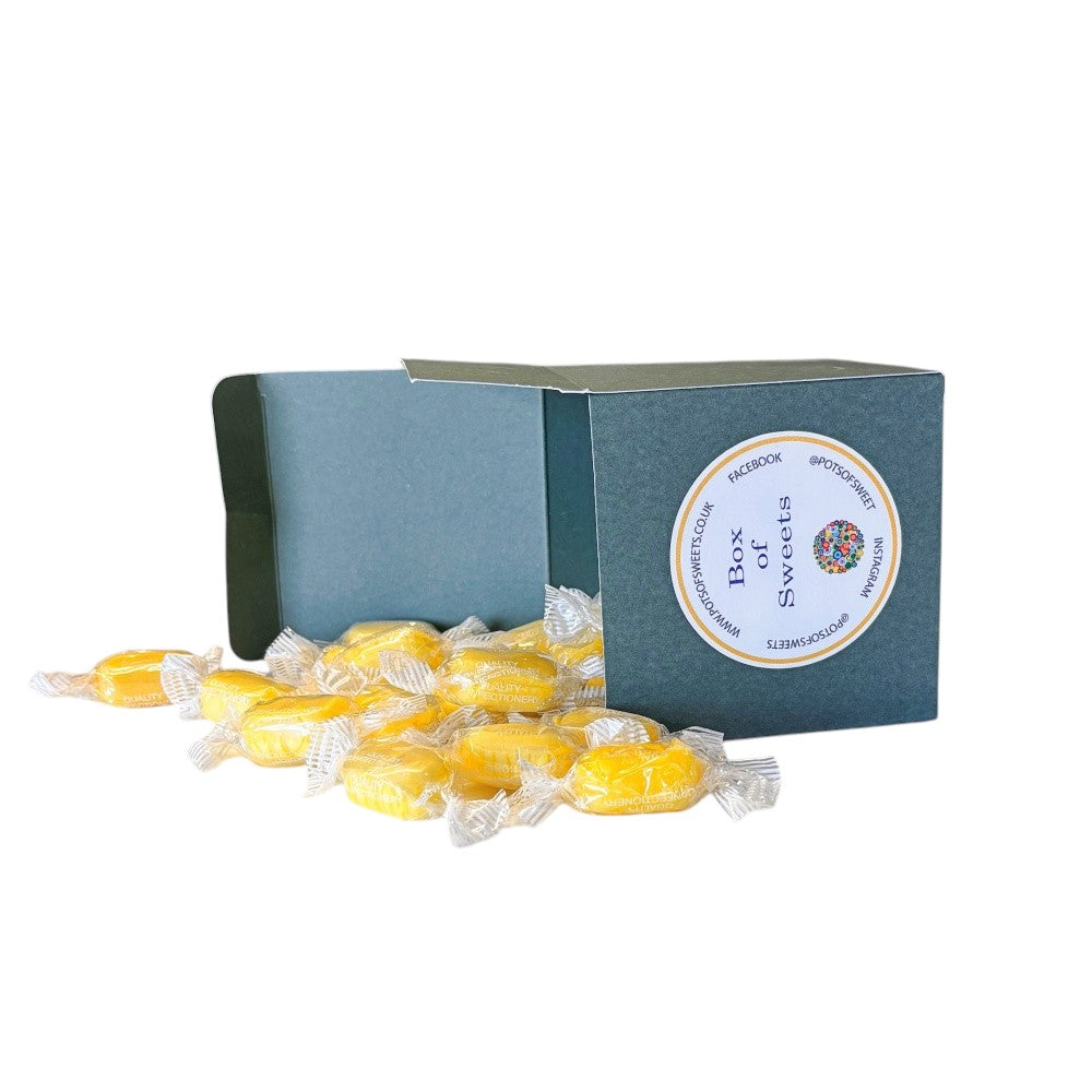 300g Square Box of Sherbet Lemon Sweets