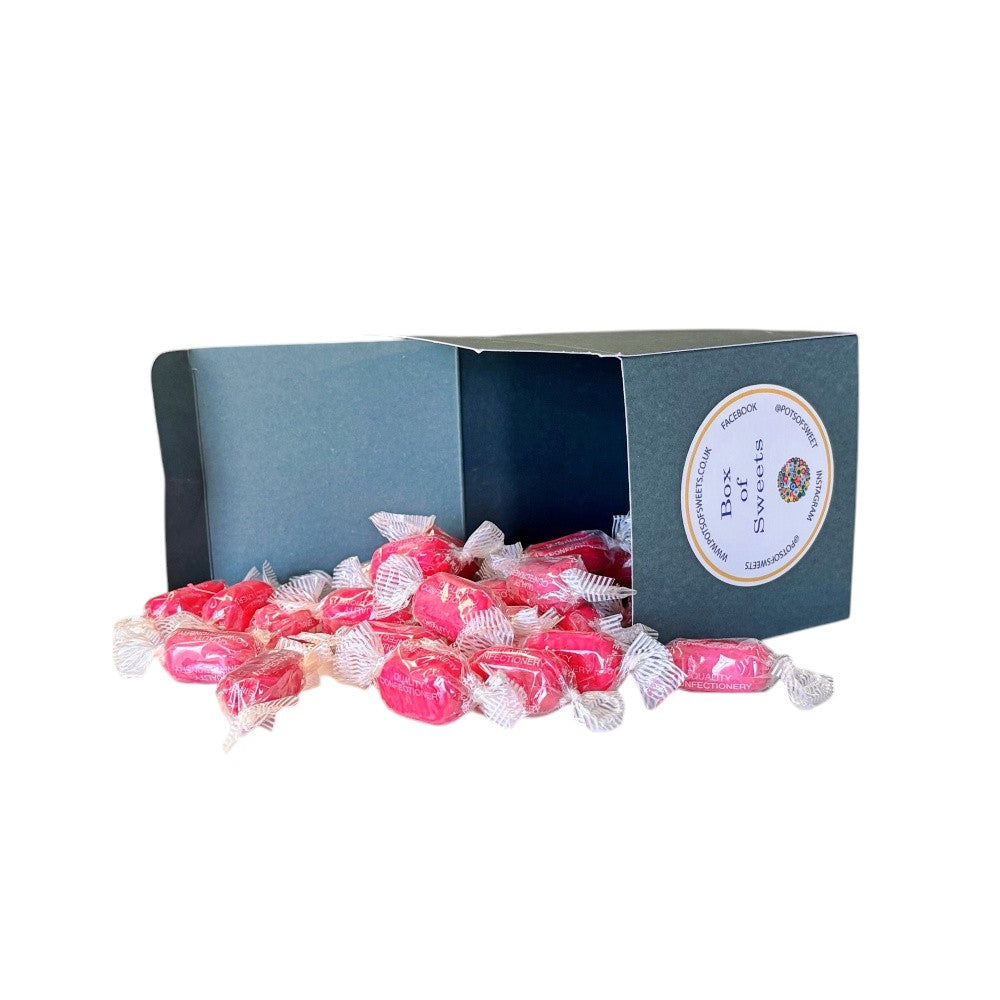 300g Square Box of Strawberry Sherbets Sweets