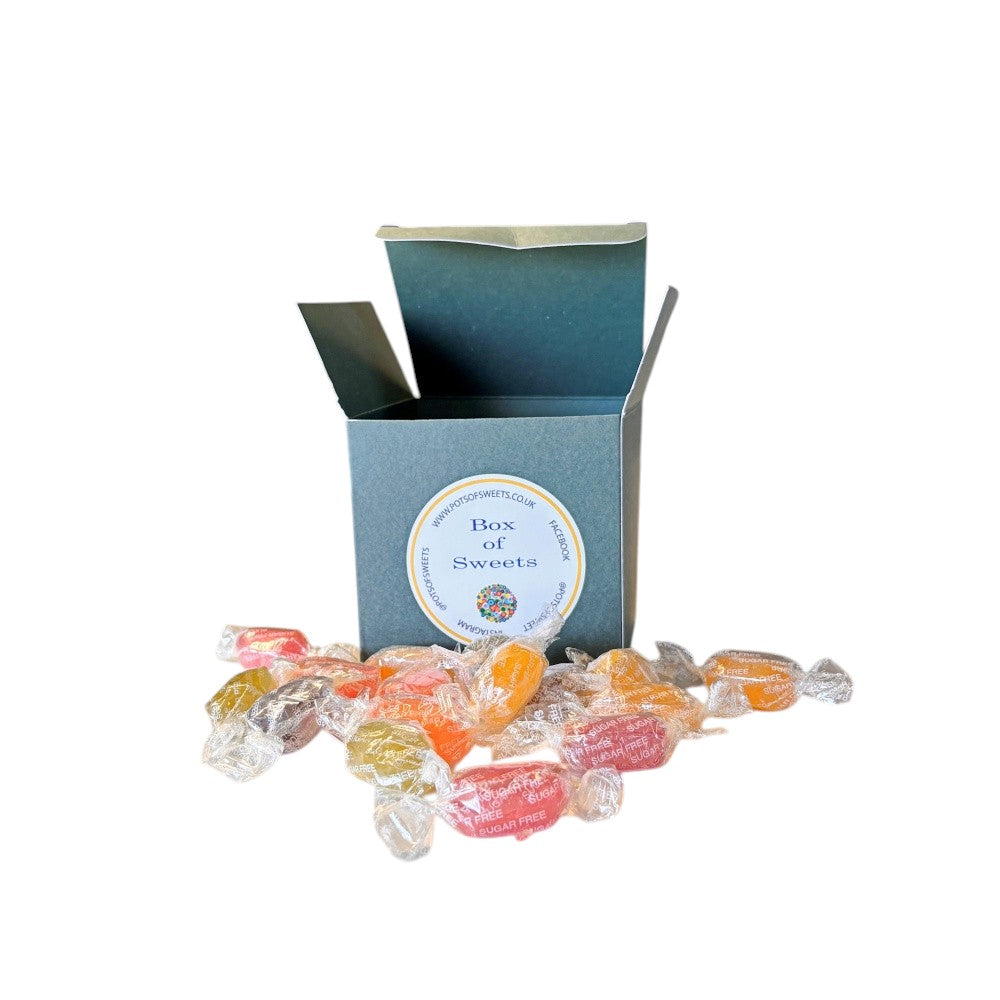 300g Square Box of Sugar Free Fruit Drops