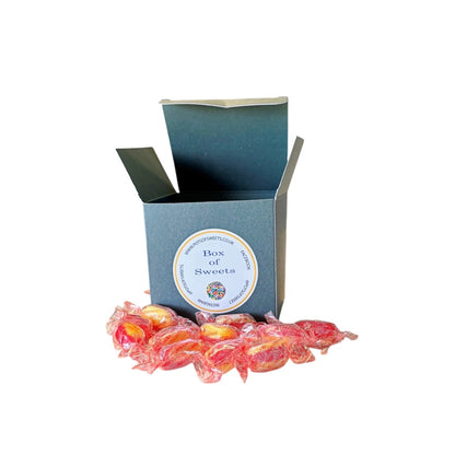 300g Square Box of Sugar Free Rhubarb and Custard